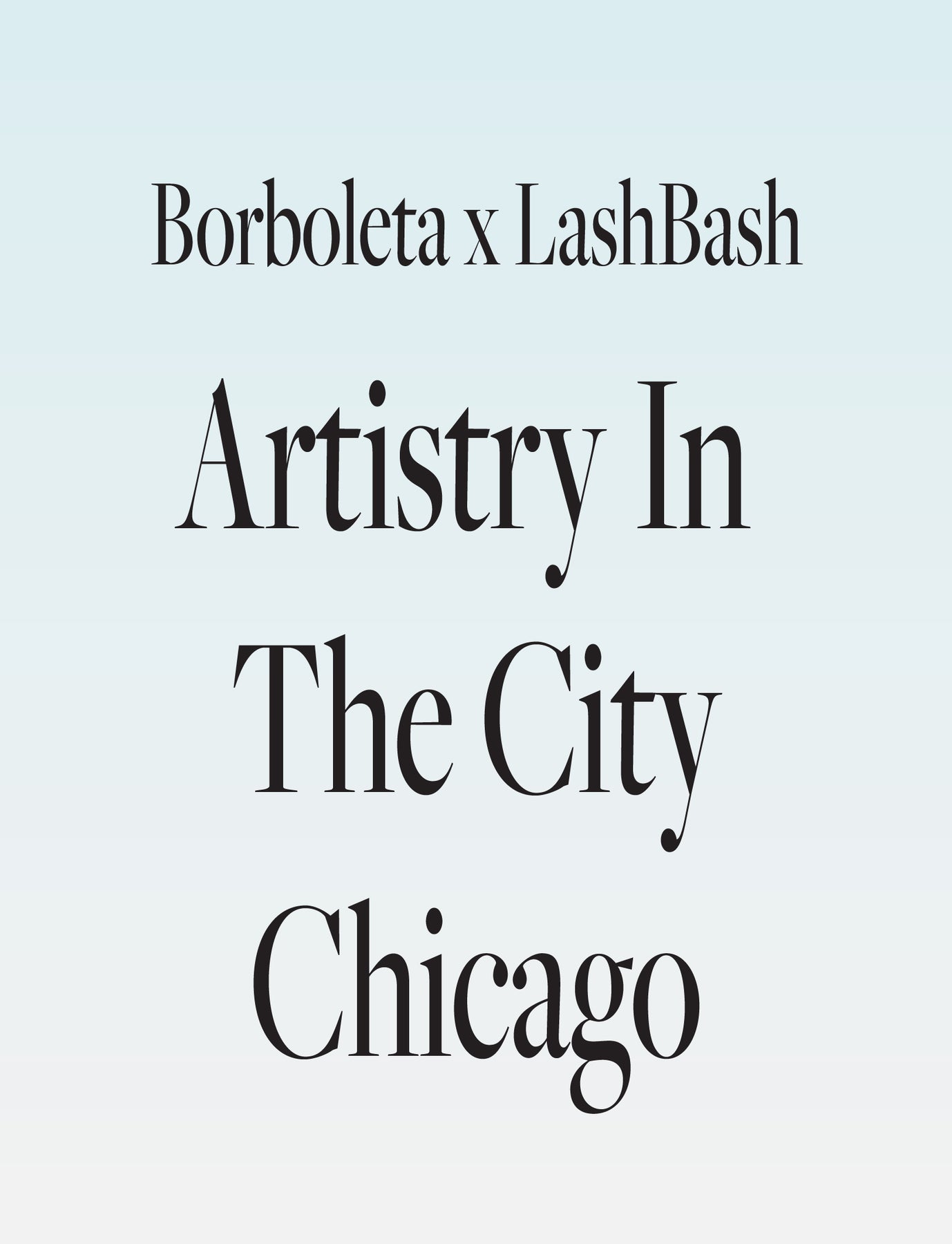 Artistry In The City Chicago Event Ticket