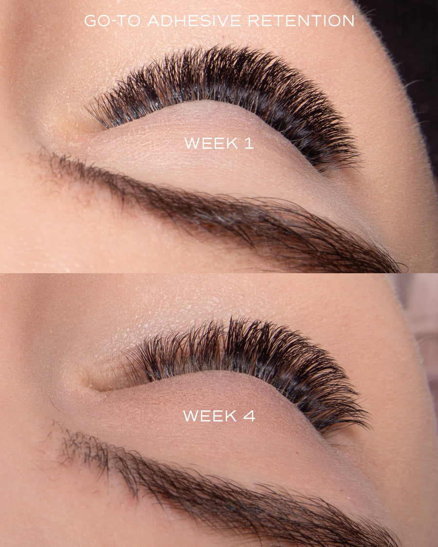 Results of BorboletaPro lash glue after four weeks