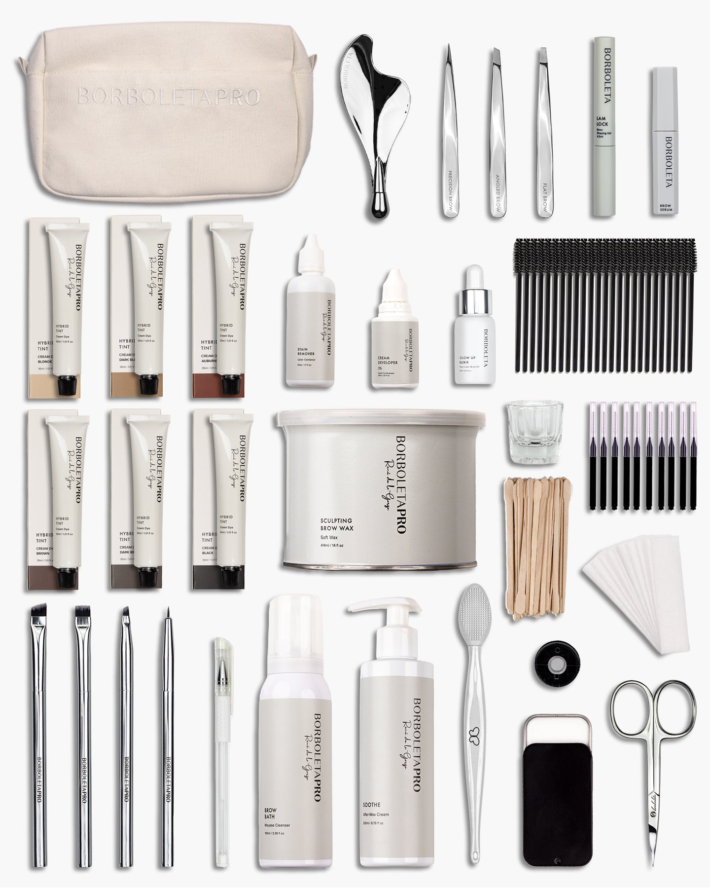 Borby Brow Shaping + Tint Kit